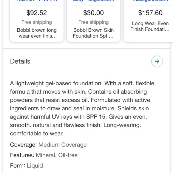 Bobbi Brown Long Wear Even Finish Discontinued - Picture 6 of 11